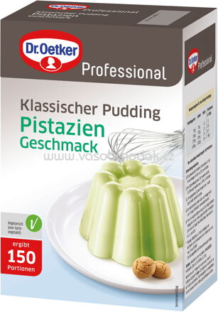 Dr.Oetker Professional Klassischer Pudding Pistazien Geschmack, 1 kg