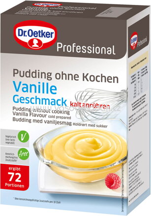 Dr.Oetker Professional Pudding ohne Kochen Vanille Geschmack, 1 kg