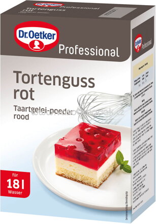 Dr.Oetker Professional Tortenguss Rot, 1 kg