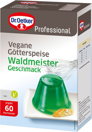 Dr.Oetker Professional Vegane Götterspeise Waldmeister Geschmack, 1 kg
