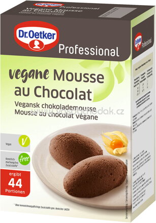 Dr.Oetker Professional Vegane Mousse au Chocolat, 1 kg