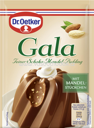 Dr.Oetker Gala Feiner Schoko Mandel Pudding, 2 St, 110g