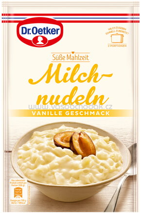 Dr.Oetker Milchnudeln Vanille-Geschmack, 116g