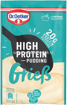 Dr.Oetker High Protein Pudding Grieß, 65g