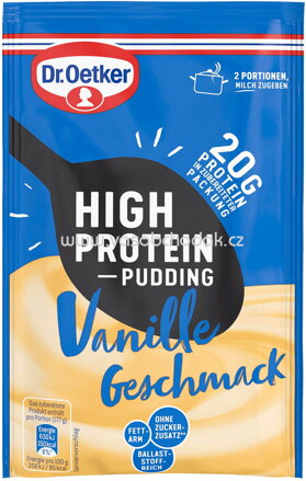 Dr.Oetker High Protein Pudding Vanille-Geschmack, 55g