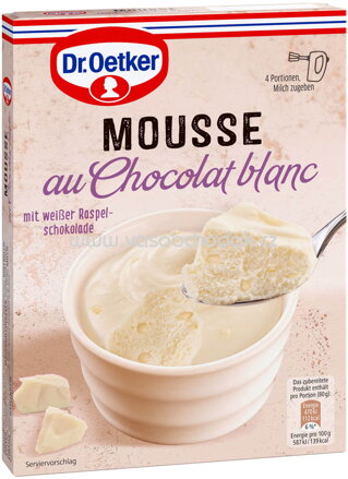 Dr.Oetker Mousse au Chocolat blanc, 72g