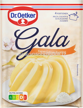 Dr.Oetker Gala Feiner Sahne Pudding, 3 St, 120g