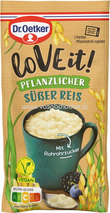 Dr.Oetker LoVe it! Pflanzlicher Süßer Reis, 51g