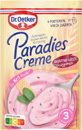 Dr.Oetker Paradies Creme Amarena-Kirsch, 56g