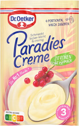 Dr.Oetker Paradies Creme Zitronen, 72,5g