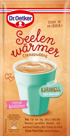 Dr.Oetker Seelenwärmer Pudding Karamell, 58g