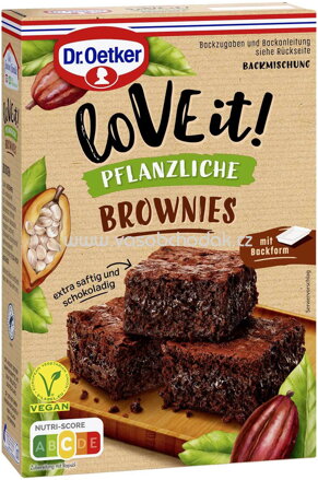 Dr.Oetker LoVe it! Pflanzliche Brownies, 480g