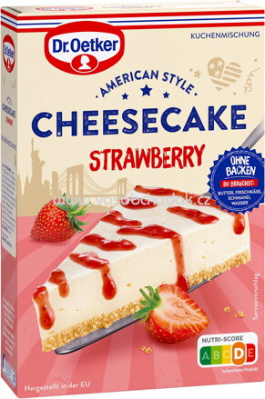 Dr.Oetker Backmischungen Cheesecake American Style Strawberry, 320g