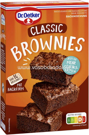 Dr.Oetker Backmischungen Kleingebäck Brownies Classic, 462g