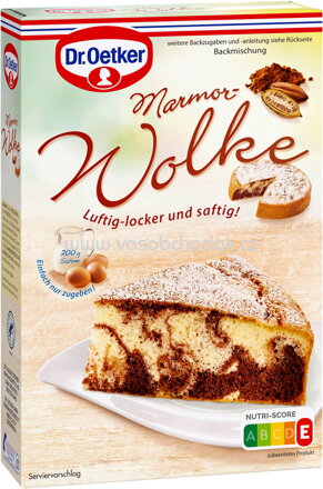 Dr.Oetker Backmischungen Wolke Rührkuchen Marmor Wolke, 455g