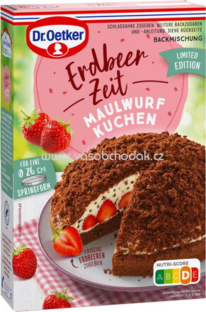 Dr.Oetker Erdbeer Zeit Maulwurf Kuchen, 345g