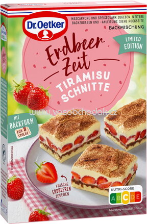 Dr.Oetker Erdbeer Zeit Tiramisu Schnitte, 200g