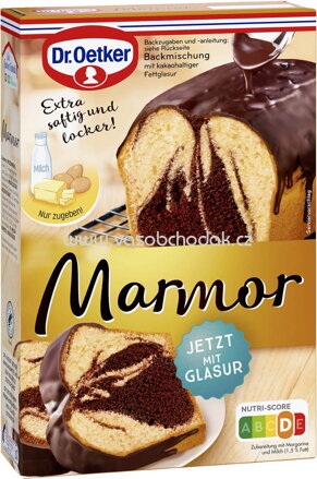 Dr.Oetker Backmischungen Kastenkuchen Marmor Kuchen, 400g