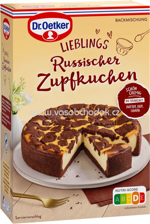 Dr.Oetker Backmischungen Familienkuchen Russischer Zupfkuchen, 670g