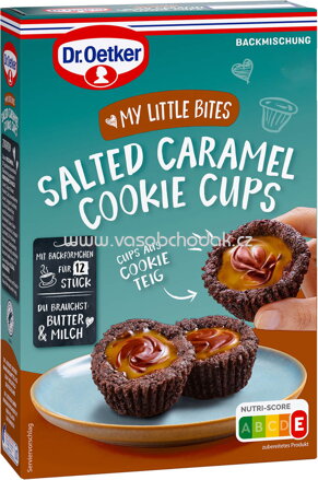 Dr.Oetker Backmischungen Salted Caramel Cookie Cups, 240g