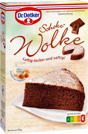 Dr.Oetker Backmischungen Wolke Rührkuchen Schoko Wolke, 455g