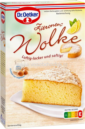 Dr.Oetker Backmischungen Wolke Rührkuchen Zitronen Wolke, 430g