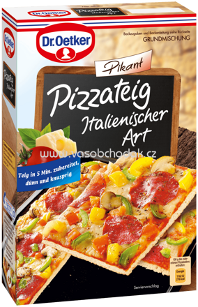 Dr.Oetker Grundmischung für Pizzateig Italienischer Art, 320g