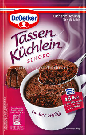 Dr.Oetker Backmischungen Tassen Küchlein Schoko, 55g