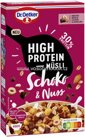 Dr.Oetker Vitalis High Protein Müsli Schoko Nuss, 400g