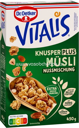 Dr.Oetker Vitalis Knusper Plus Nussmischung, 450g