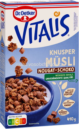 Dr.Oetker Vitalis Knuspermüsli Nougat-Schoko, 410g