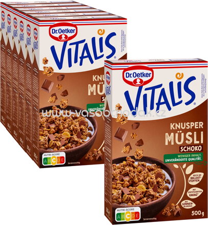 Dr.Oetker Vitalis Knusper Müsli Schoko, 6+1 gratis, 3,5 kg