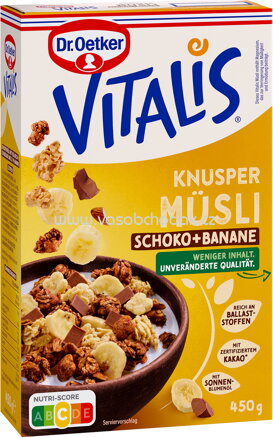 Dr.Oetker Vitalis Knusper Müsli Schoko & Banane, 450g