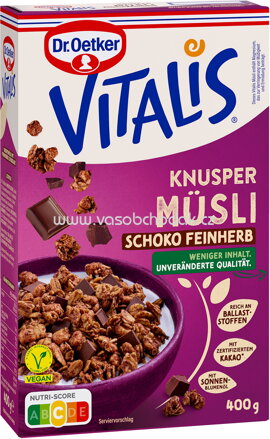 Dr.Oetker Vitalis Knusper Müsli Schoko Feinherb, 400g
