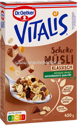 Dr.Oetker Vitalis Schoko Müsli Klassisch, 450g