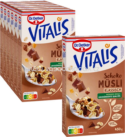 Dr.Oetker Vitalis Schoko Müsli Klassisch, 6+1 gratis, 3,15 kg