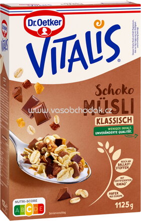 Dr.Oetker Vitalis Großpackung Schokomüsli Klassisch, 1,125kg