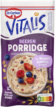 Dr.Oetker Vitalis Porridge Beeren, 56g