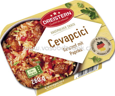 Dreistern Hausmacher Snack Cevapcici, 280g