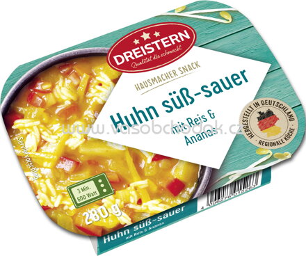 Dreistern Hausmacher Snack Huhn süß-sauer, 280g