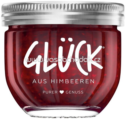 Glück Fruchtaufstrich aus Himbeeren, 230g