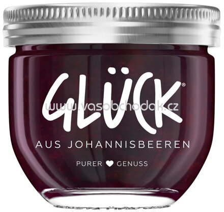 Glück Fruchtaufstrich aus Johannisbeeren, 230g