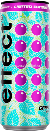Effect Energy Drink Grape Mint, 330 ml
