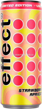 Effect Energy Drink Strawberry Apricot, 330 ml