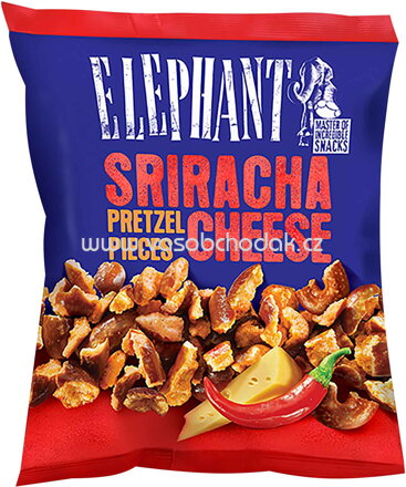 Elephant Pretzel Pieces Sriracha Cheese, 125g