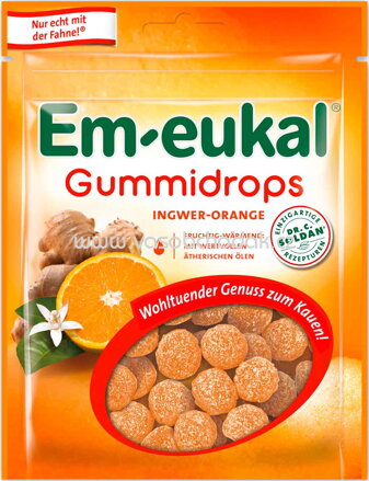 Em-eukal Gummidrops Ingwer-Orange, 90g