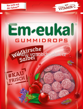 Em-eukal Gummidrops Wildkirsche-Salbei, 90g