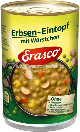 Erasco Erbsen-Eintopf mit Würstchen, 400g