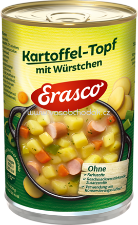 Erasco Kartoffel-Topf mit Würstchen, 400g