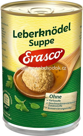 Erasco Leberknödel Suppe, 390 ml